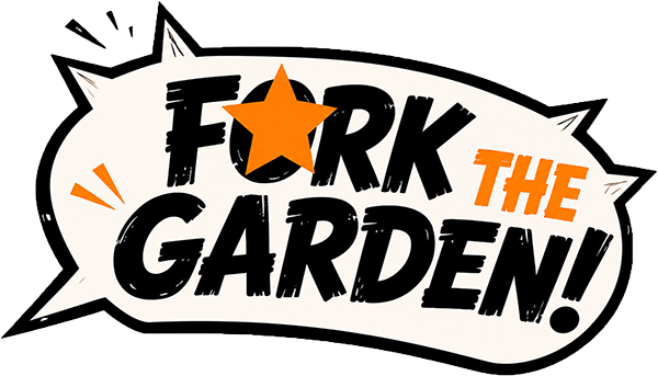 Fork the Garden! Speech bubble logo